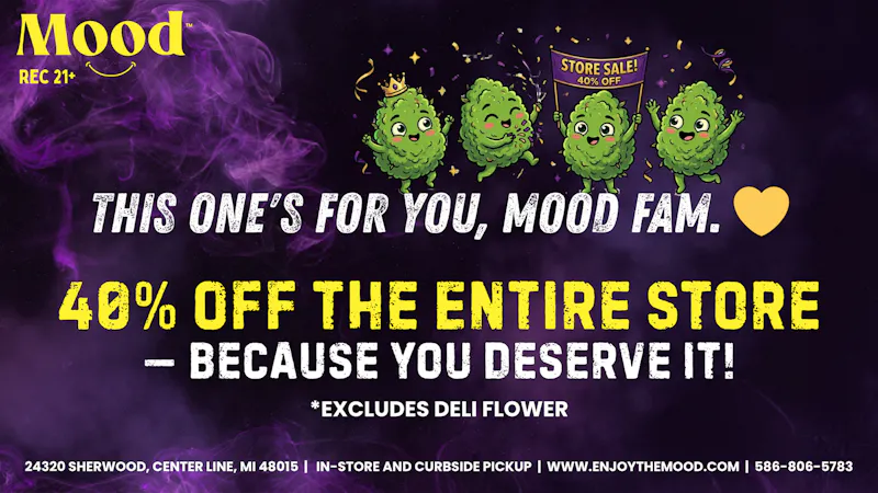 Mood Provisioning Center - Center Line 40% Off Everything. Punch Cards. Come Through. 🖤