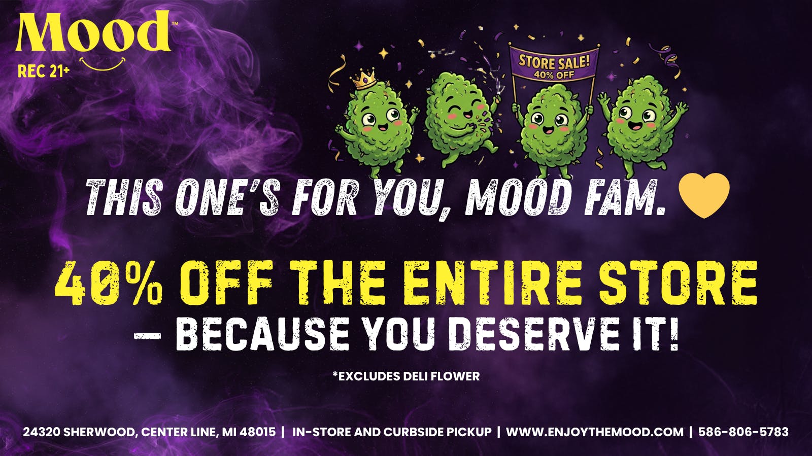 Mood Provisioning Center - Center Line 🌿 40% OFF! Premium Smoke. Budget Prices.