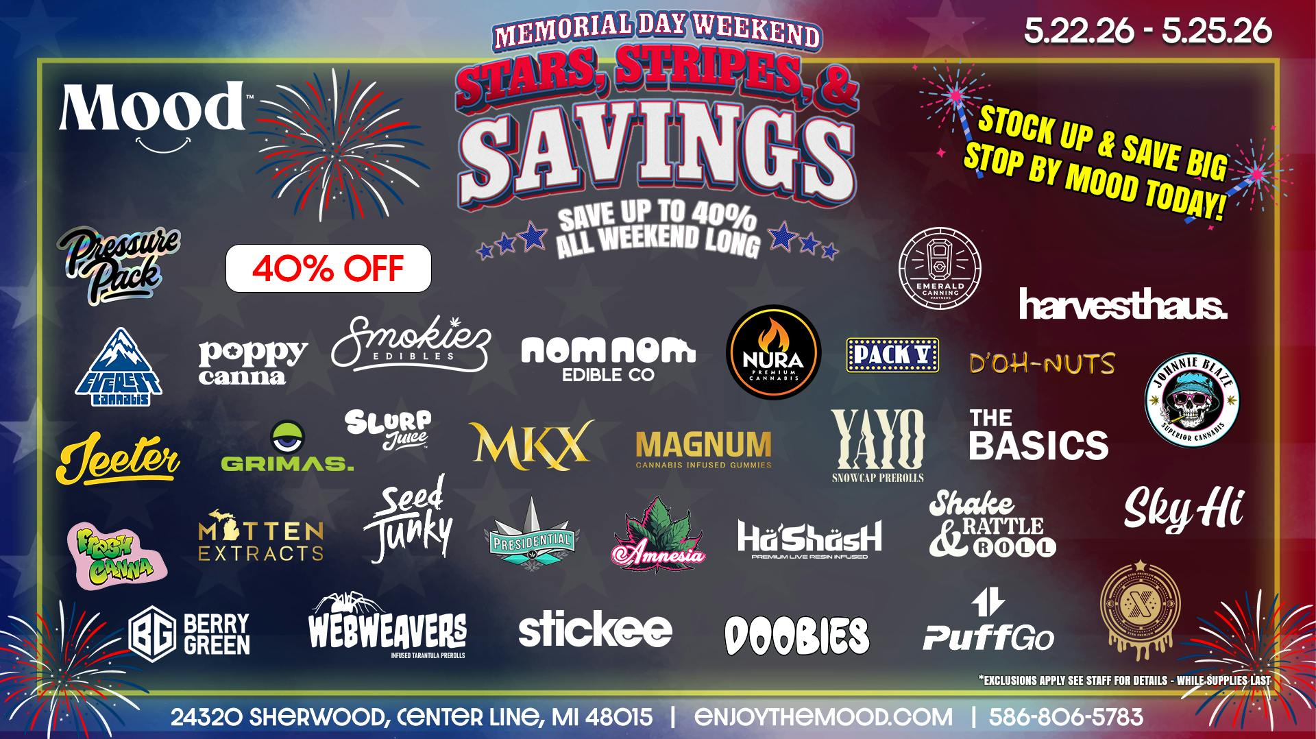 Mood Provisioning Center - Center Line ✨ STARS, STRIPES & SAVINGS! ✨