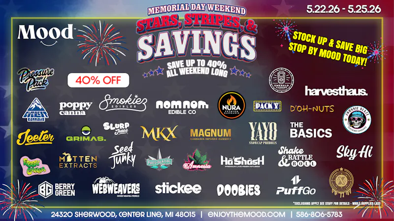 Mood Provisioning Center - Center Line ✨ STARS, STRIPES & SAVINGS! ✨