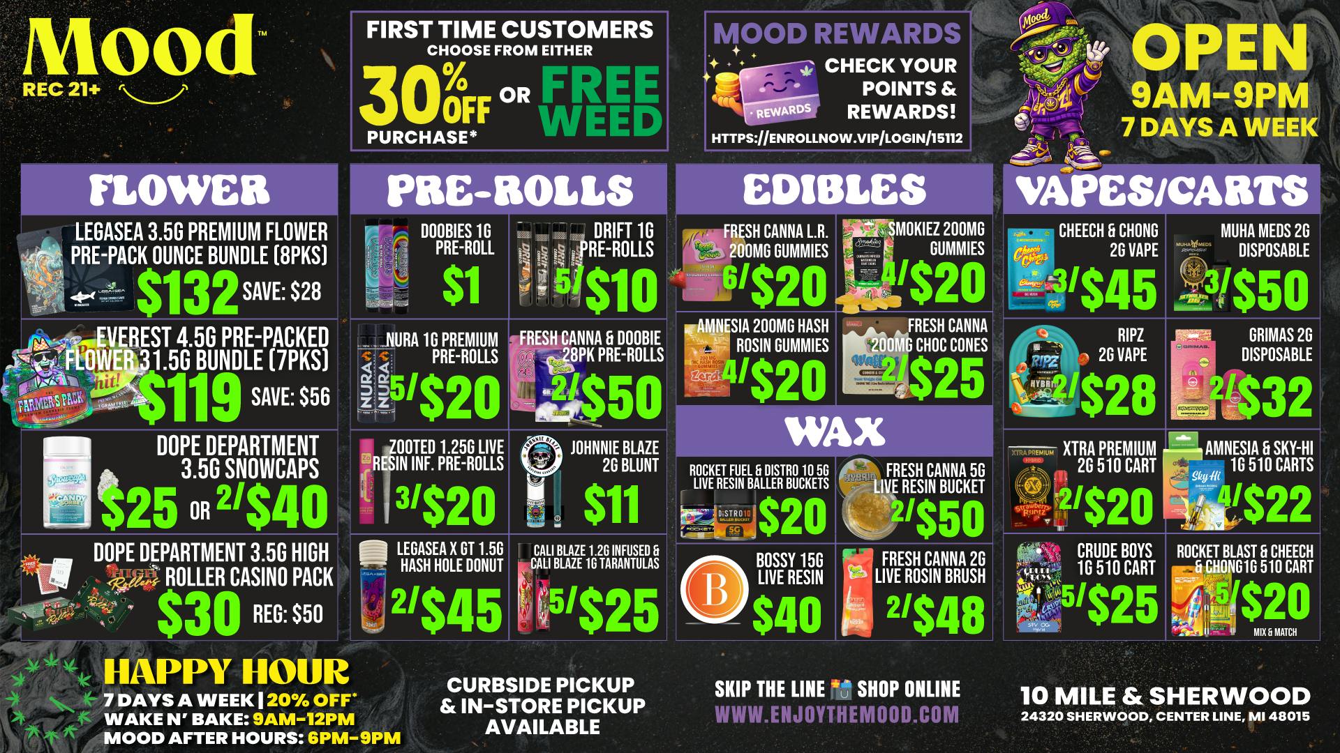 Mood Provisioning Center - Center Line 💚 Best Prices in Center Line!