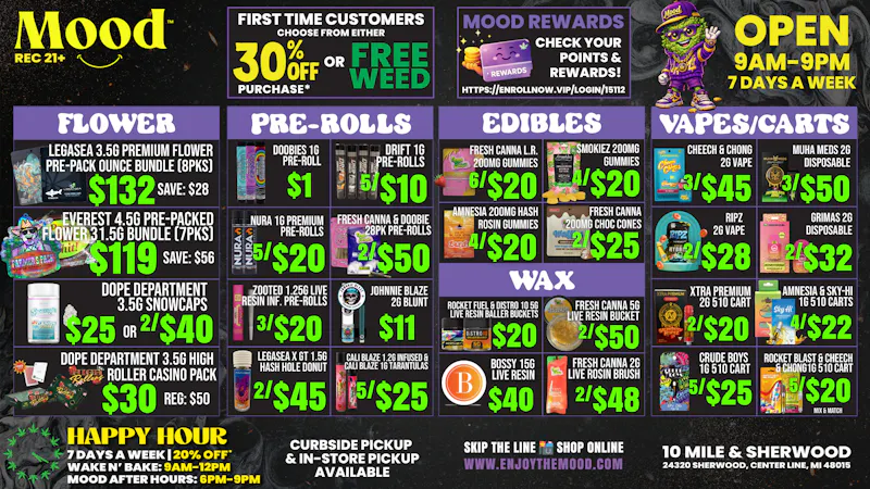 Mood Provisioning Center - Center Line 💚 Best Prices in Center Line!
