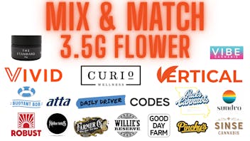 Vertical Dispensary Mix & Match 1/8ths