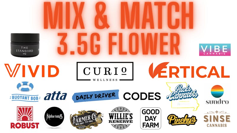 Vertical Dispensary Mix & Match 1/8ths