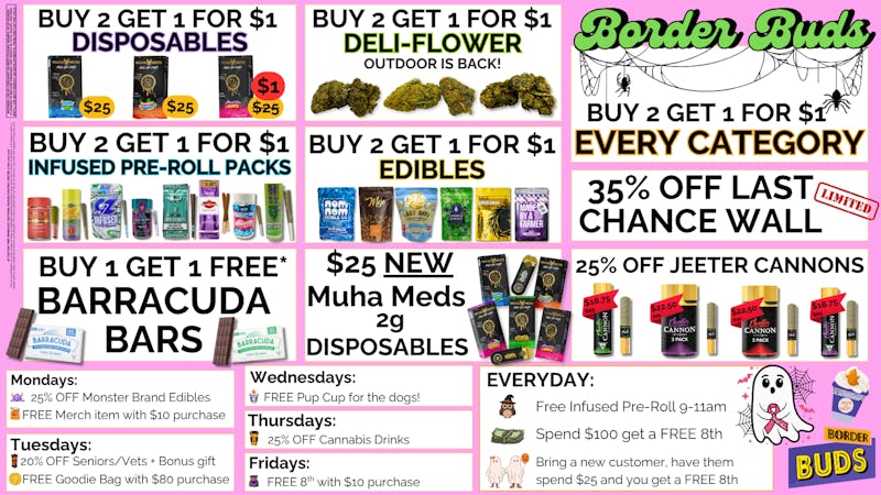 Border Buds BORDER BUDS DAILY DEALS