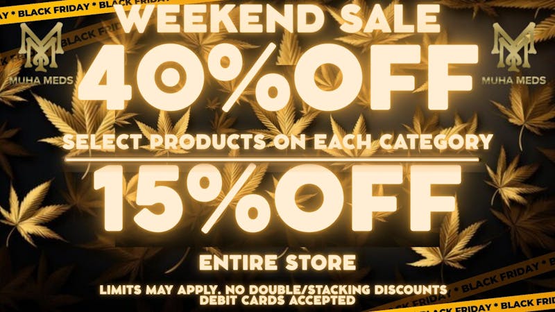 Muha Meds Westwood 40%OFF SELECT PRODUCTS / 15%OFF ENTIRE STORE