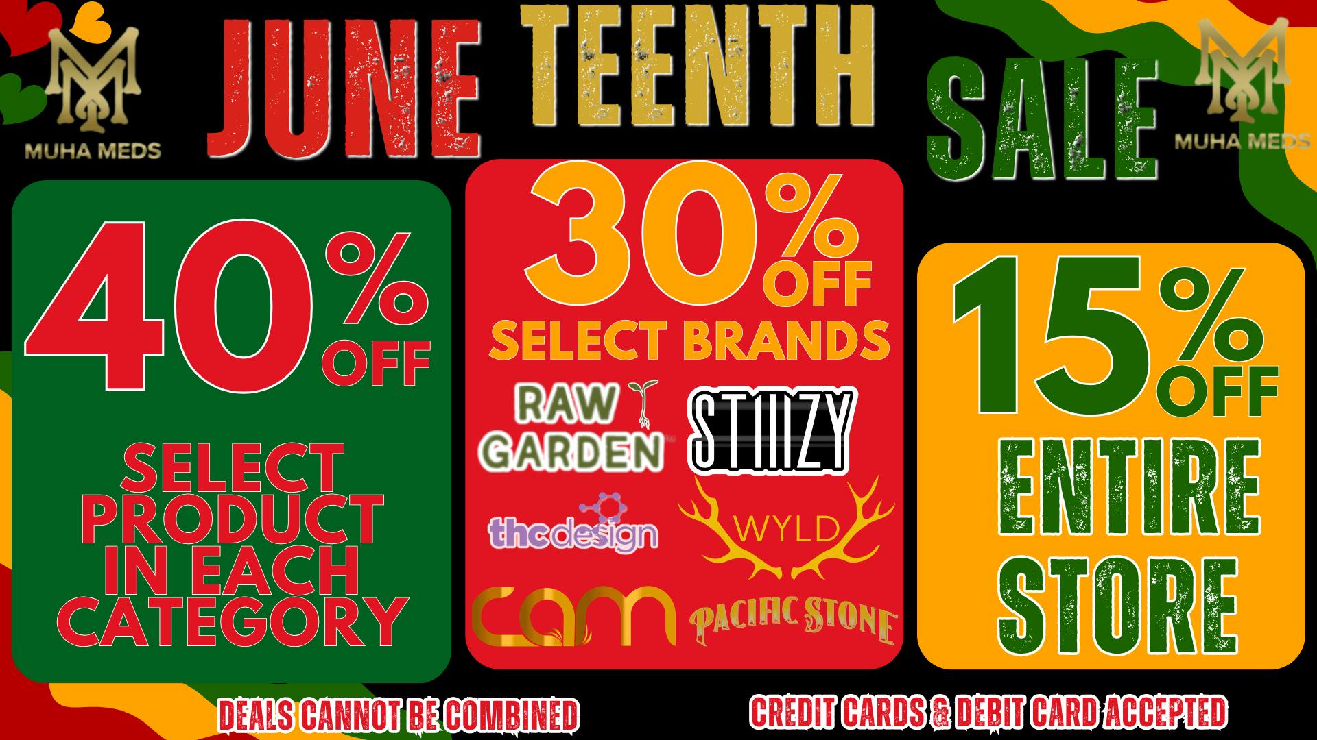 Muha Meds Westwood 40% OFF SELECT PRODUCTS IN EACH CATEGORY