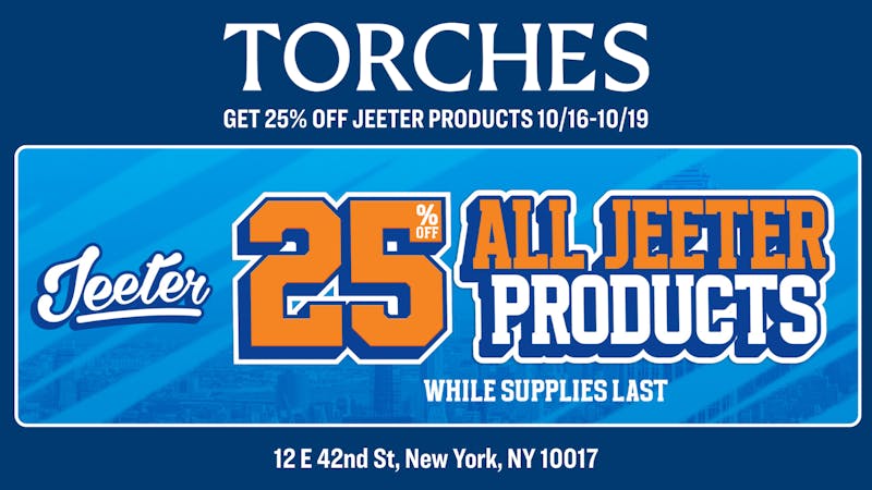 Torches NYC Delivery - Inwood / Hudson Heights 25% off Jeeter until Sunday!