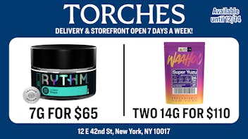 Torches NYC 7G FOR $65 | TWO 14G FOR $110