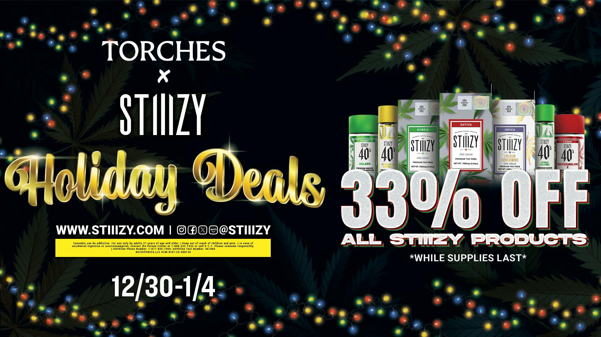 Torches NYC 33% Off STIIIZY