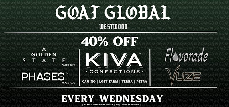 GOAT Global Westwood 🔥40% OFF ON KIVA PRODUCTS🔥