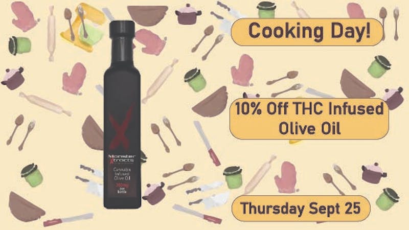 Glazed and Confused 10% Off All THC Infused Olive Oil!