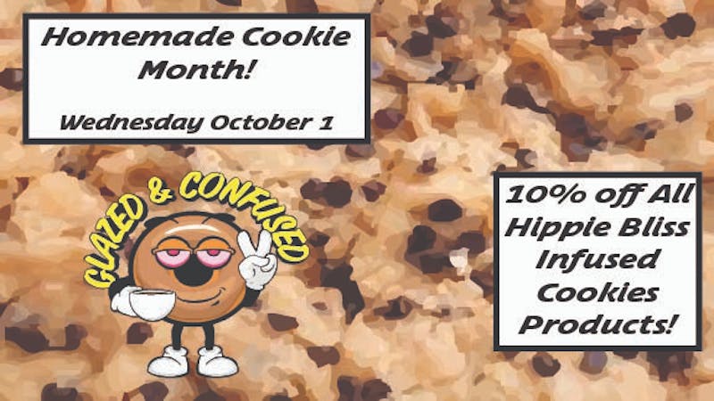 Glazed and Confused 10% Off Hippie Bliss Cookies!