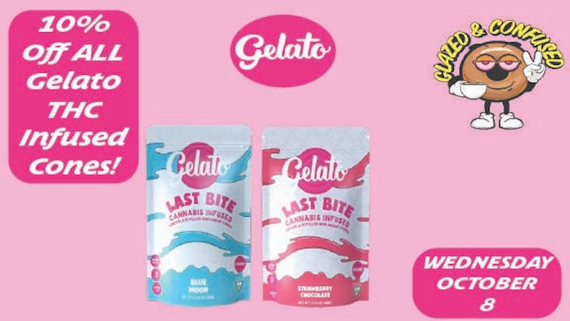Glazed and Confused 10% Off Gelato Cones!