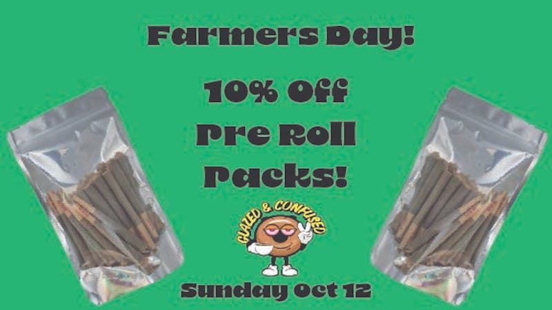 Glazed and Confused 10% Off Pre Roll Packs!