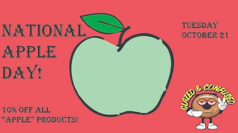 Glazed and Confused 10% Off "Apple" Products!