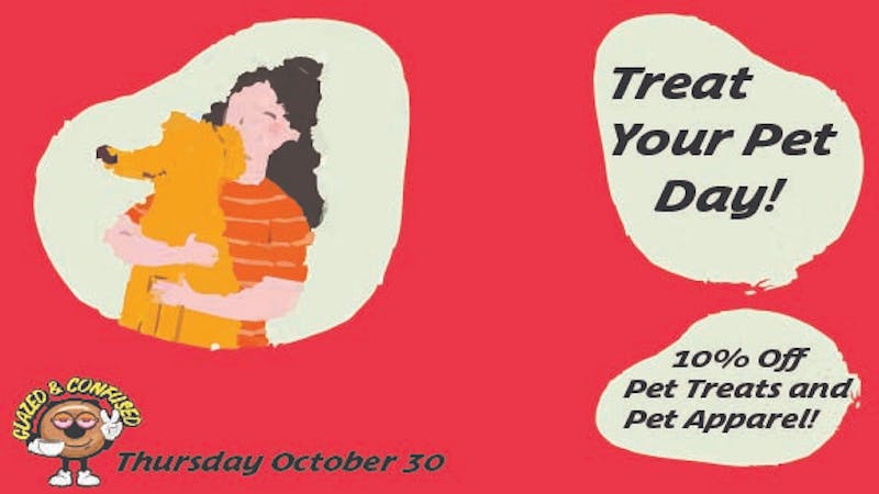 Glazed and Confused 10% Off Pet Treats and Apparel