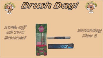 Glazed and Confused 10% Off THC Brushes!