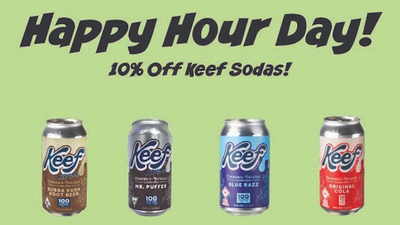 Glazed and Confused 10% Off Keef Sodas!
