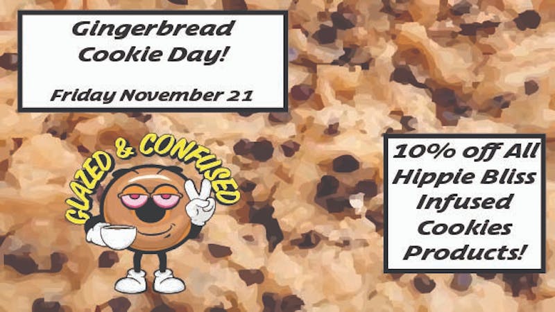 Glazed and Confused 10% Off Hippie Bliss Cookies!