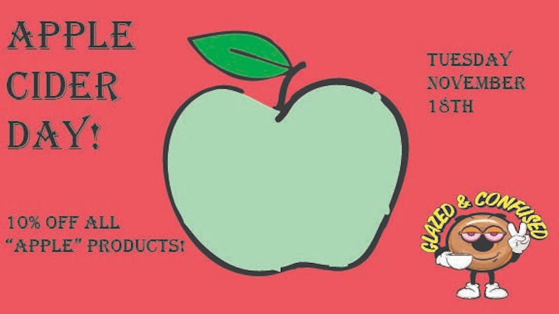 Glazed and Confused 10% Off "Apple" Products!