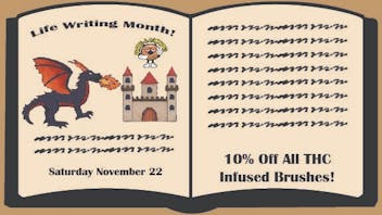 Glazed and Confused 10% Off THC Brushes!