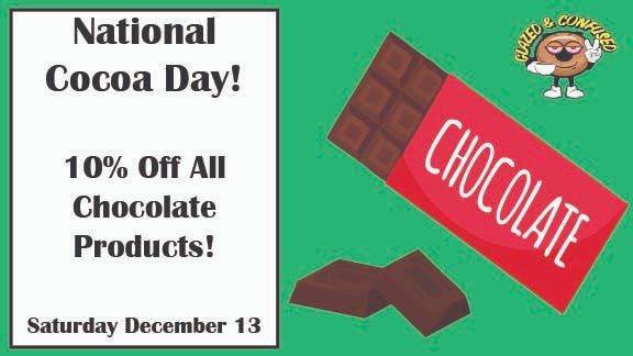 Glazed and Confused 10% Off Chocolate Products!