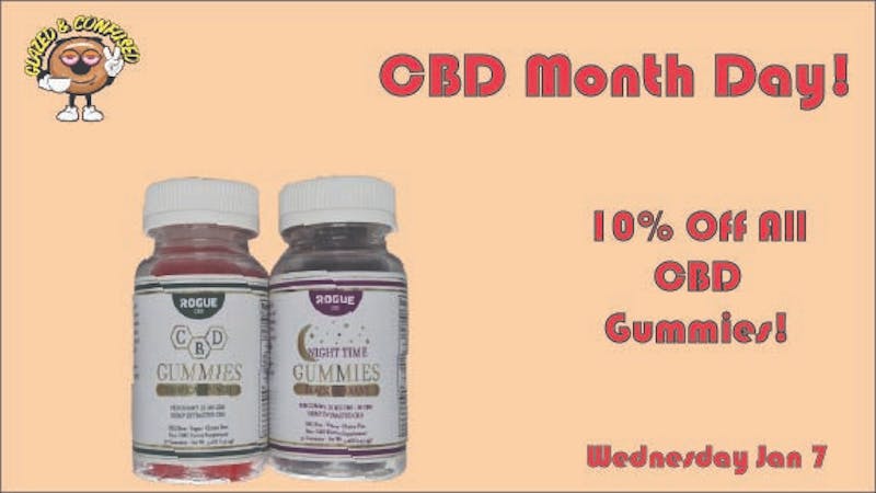 Glazed and Confused 10% Off CBD Gummies!