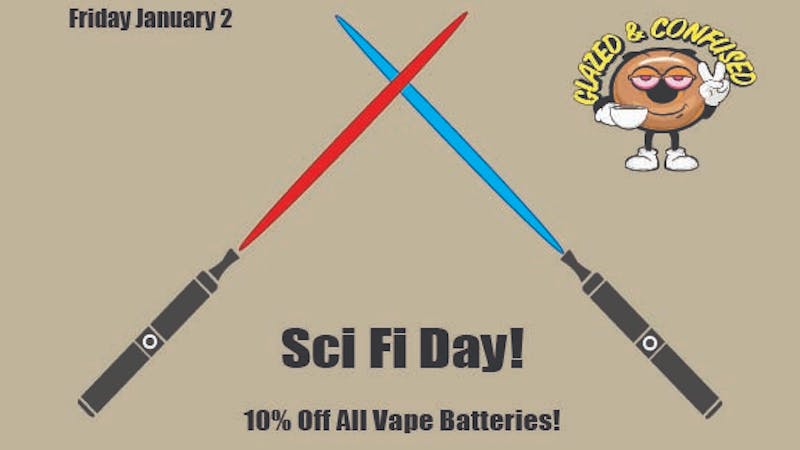 Glazed and Confused 10% Off Vape Batteries!