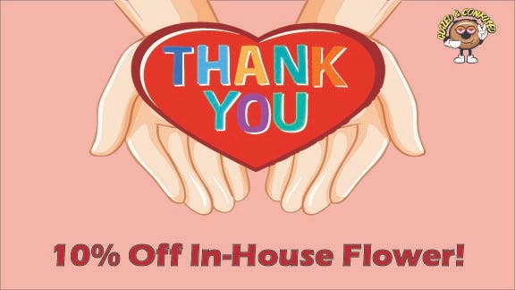 Glazed and Confused 10% Off In-House Flower!