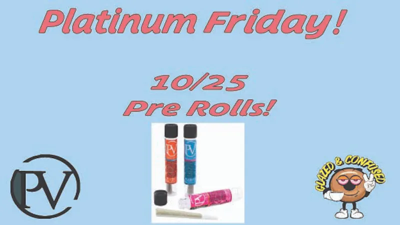 Glazed and Confused 10/25 Platinum Pre Rolls!
