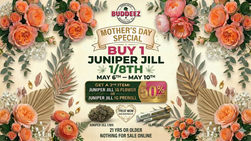 Buddeez - Taxes Included! Mother's Day Juniper Jill Specials All Weekend!