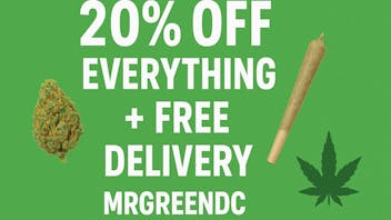 Mr Green DC Get 20% On every order & Free Delivery