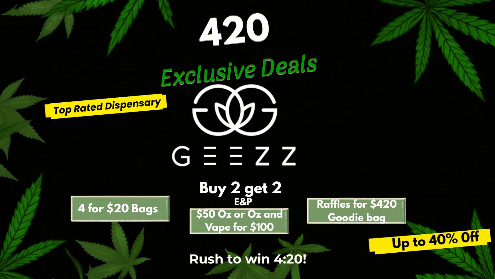 Geezz - Hesperia 420 Up to 40% + Gifts + 1 oz $50 + Buy2g2