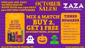 Zaza Recreational BUY 2, GET 1 FREE – EVERYTHING STOREWIDE
