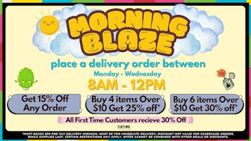 Culture Cannabis Club Marijuana and Weed Delivery - Corona / Norco EARLY BIRD DELIVERY