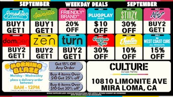 Culture Cannabis Club Marijuana and Weed Delivery - Corona / Norco 🔥30% OFF FIRST TIME CUSTOMERS🔥