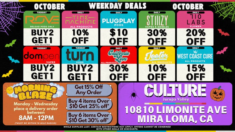 Culture Cannabis Club Marijuana and Weed Dispensary - Jurupa Valley 🔥30% OFF FIRST TIME CUSTOMERS🔥