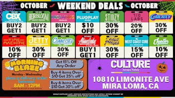 Culture Cannabis Club Marijuana and Weed Delivery - Corona / Norco 🔥FIRST TIME GUESTS RECEIVE 30% OFF🔥