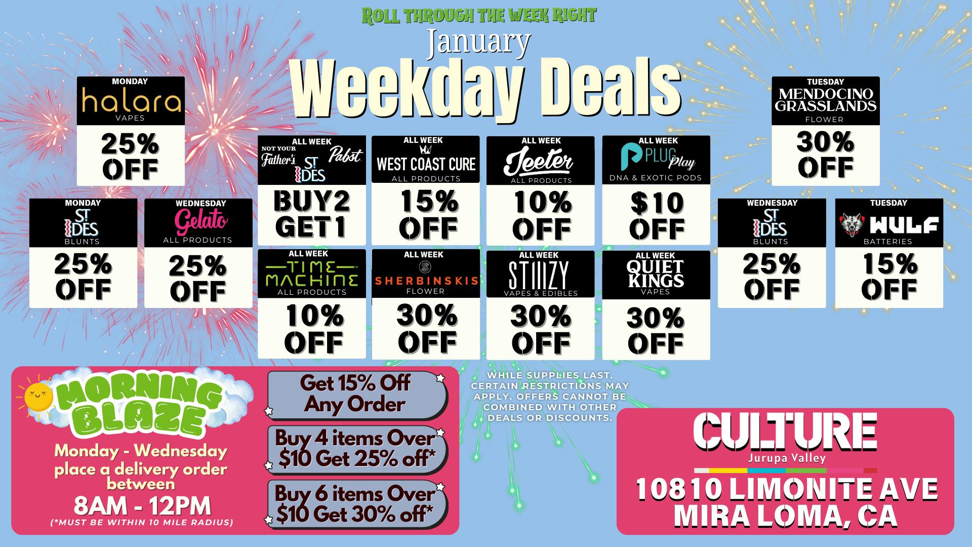 Culture Cannabis Club Marijuana and Weed Delivery - Ontario / Montclair 🔥30% OFF FIRST TIME CUSTOMERS🔥