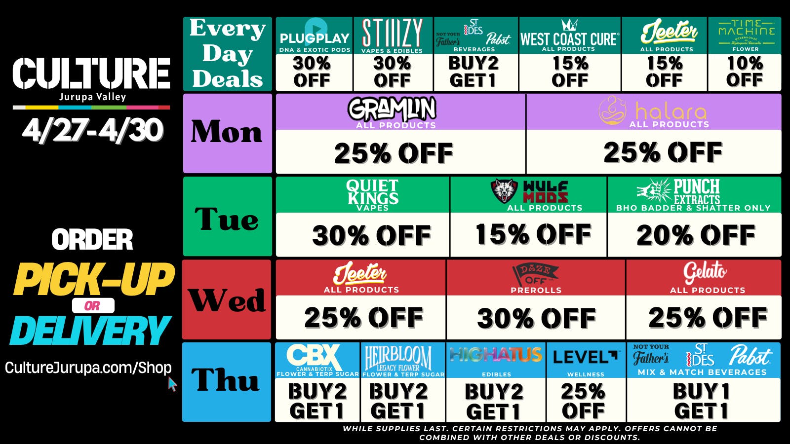 Culture Cannabis Club Marijuana and Weed Dispensary - Jurupa Valley 🔥30% OFF FIRST TIME CUSTOMERS🔥