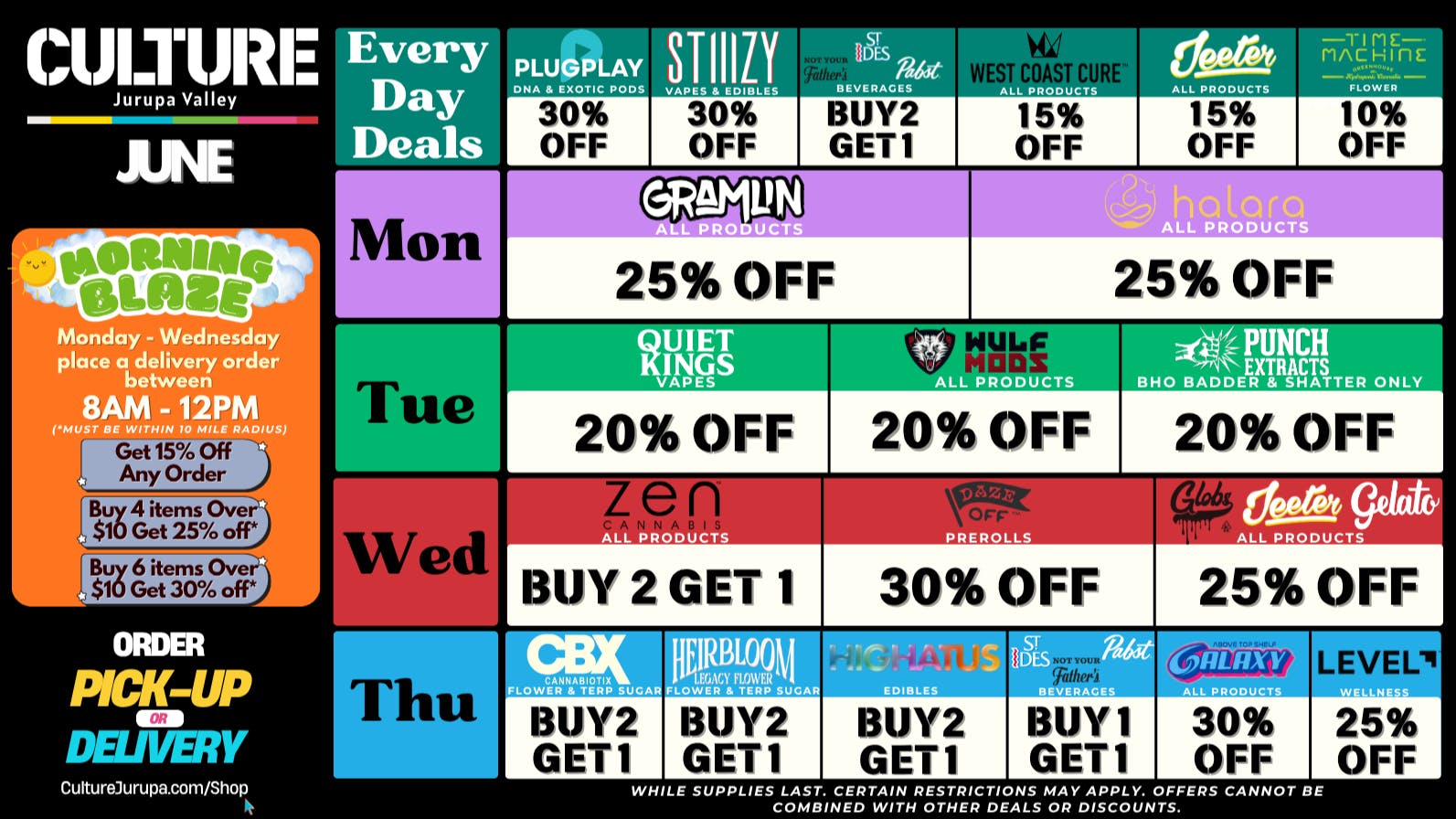 Culture Cannabis Club Marijuana and Weed Dispensary - Jurupa Valley 🔥30% OFF FIRST TIME CUSTOMERS🔥