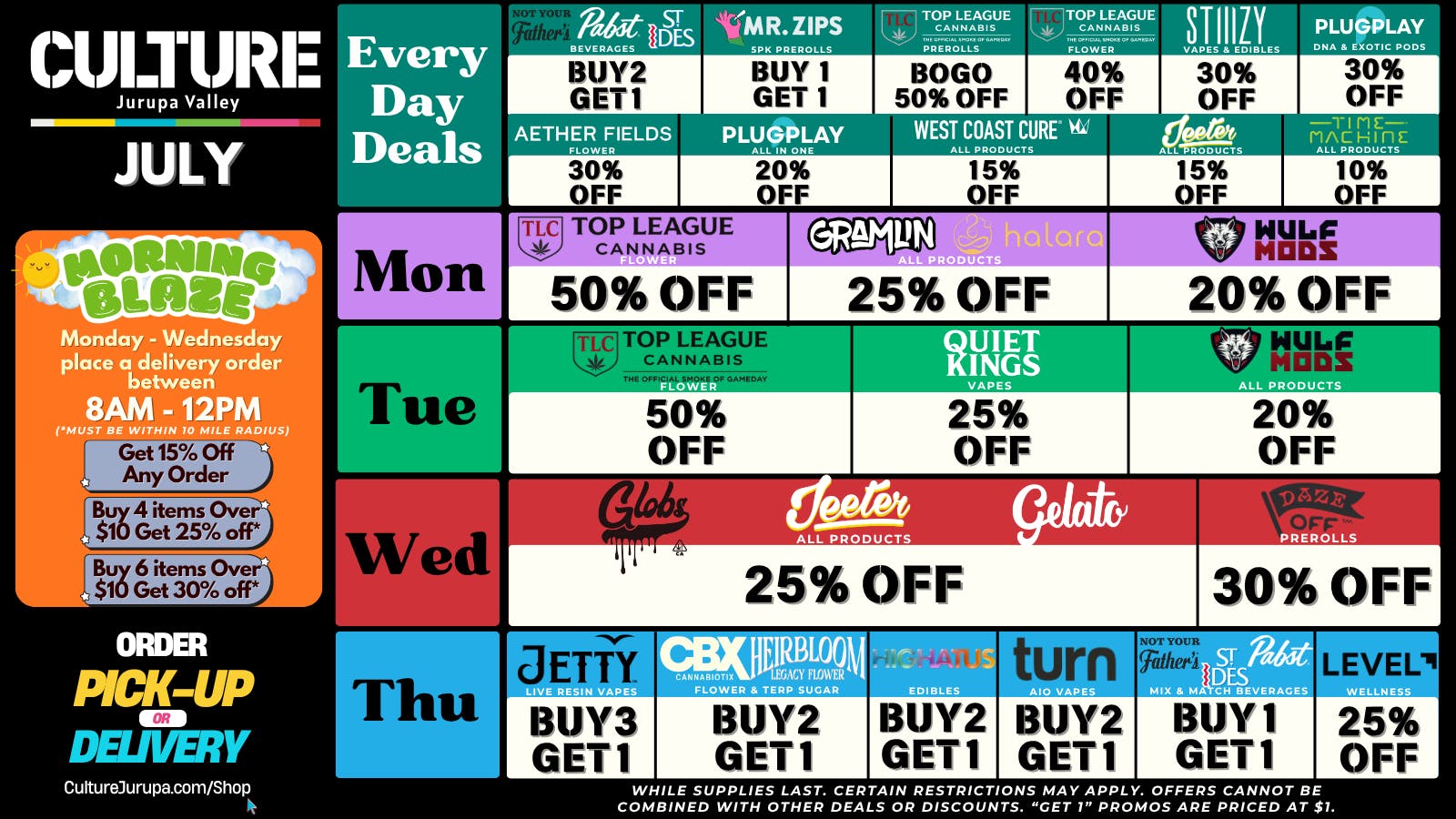 Culture Cannabis Club Marijuana and Weed Dispensary - Jurupa Valley 🔥30% OFF FIRST TIME CUSTOMERS🔥
