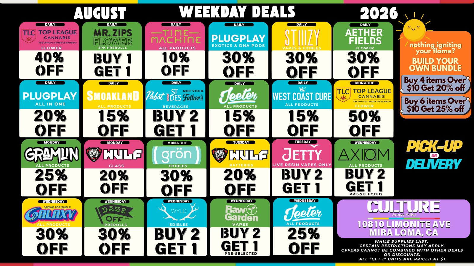 Culture Cannabis Club Marijuana and Weed Dispensary - Jurupa Valley 🔥30% OFF FIRST TIME CUSTOMERS🔥