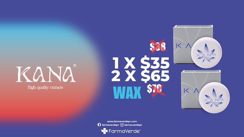 FarmaVerde - Bayamon 🔥 Deal KANA Wax 🔥 2x$65