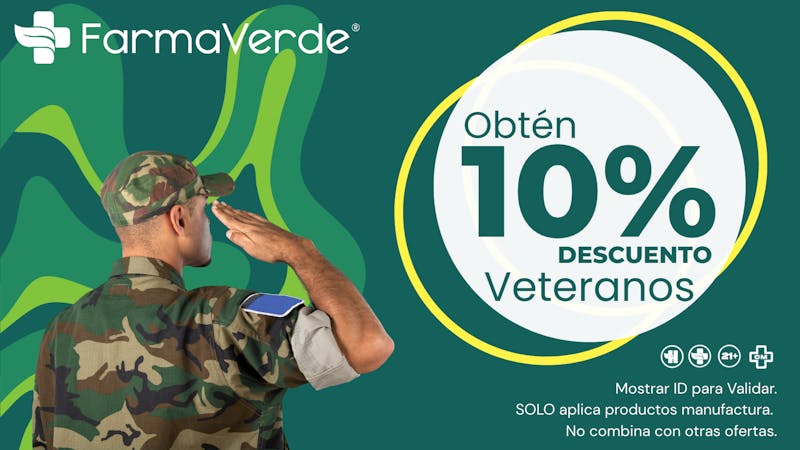 FarmaVerde - Dorado 🎖️ Descuento para Veteranos 🎖️