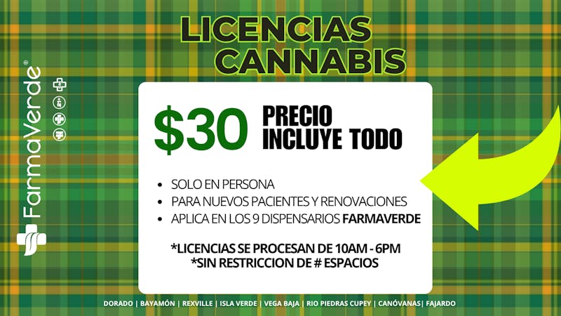 FarmaVerde - Cupey Oferta Licencia $30 (Nuevas y Renovaciones)
