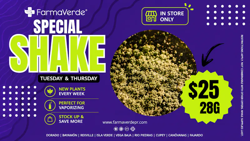 FarmaVerde - Vega Baja FarmaVerde Shake Special 28G $25