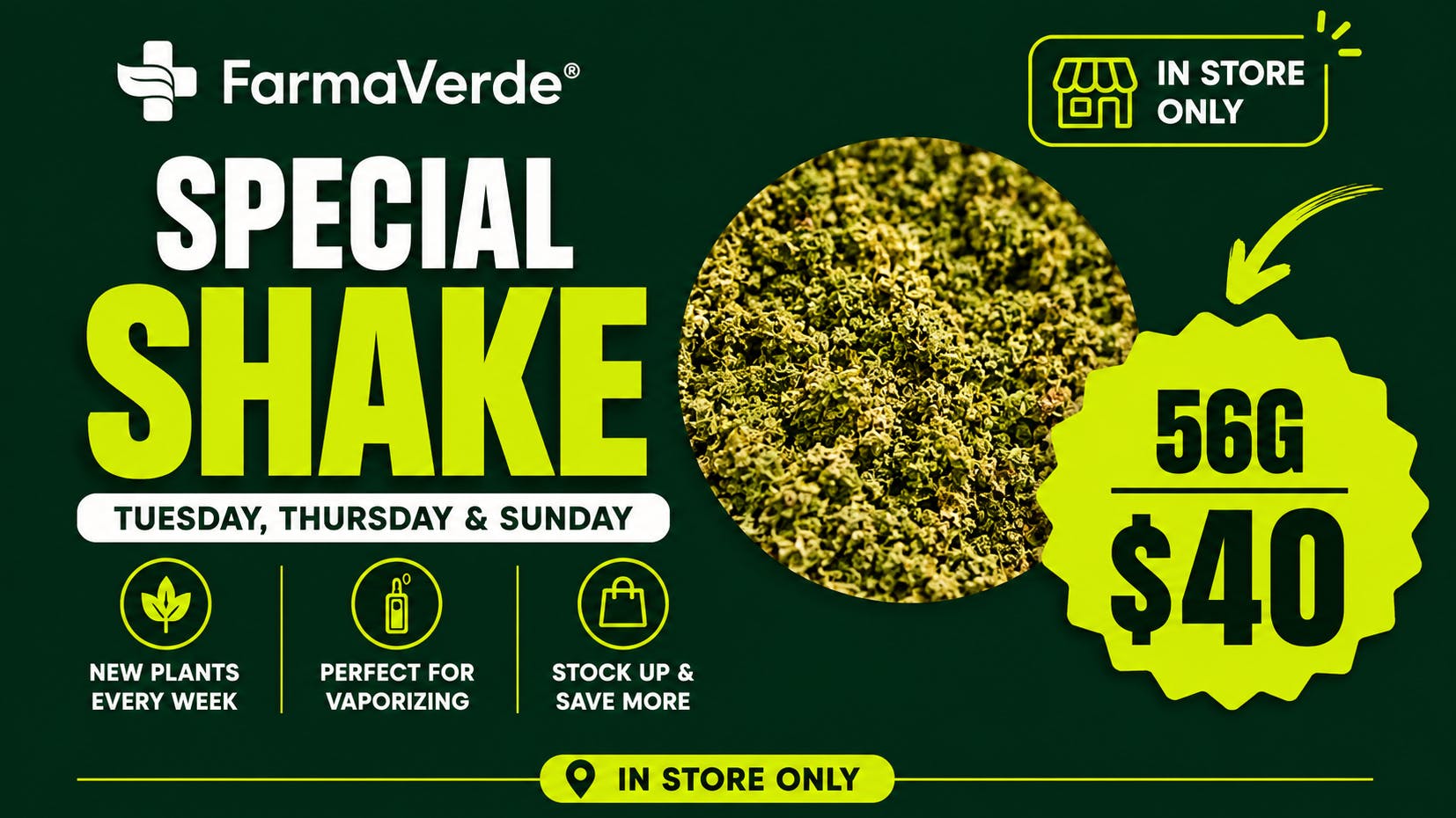 FarmaVerde - Dorado FarmaVerde Shake Special 56G $40