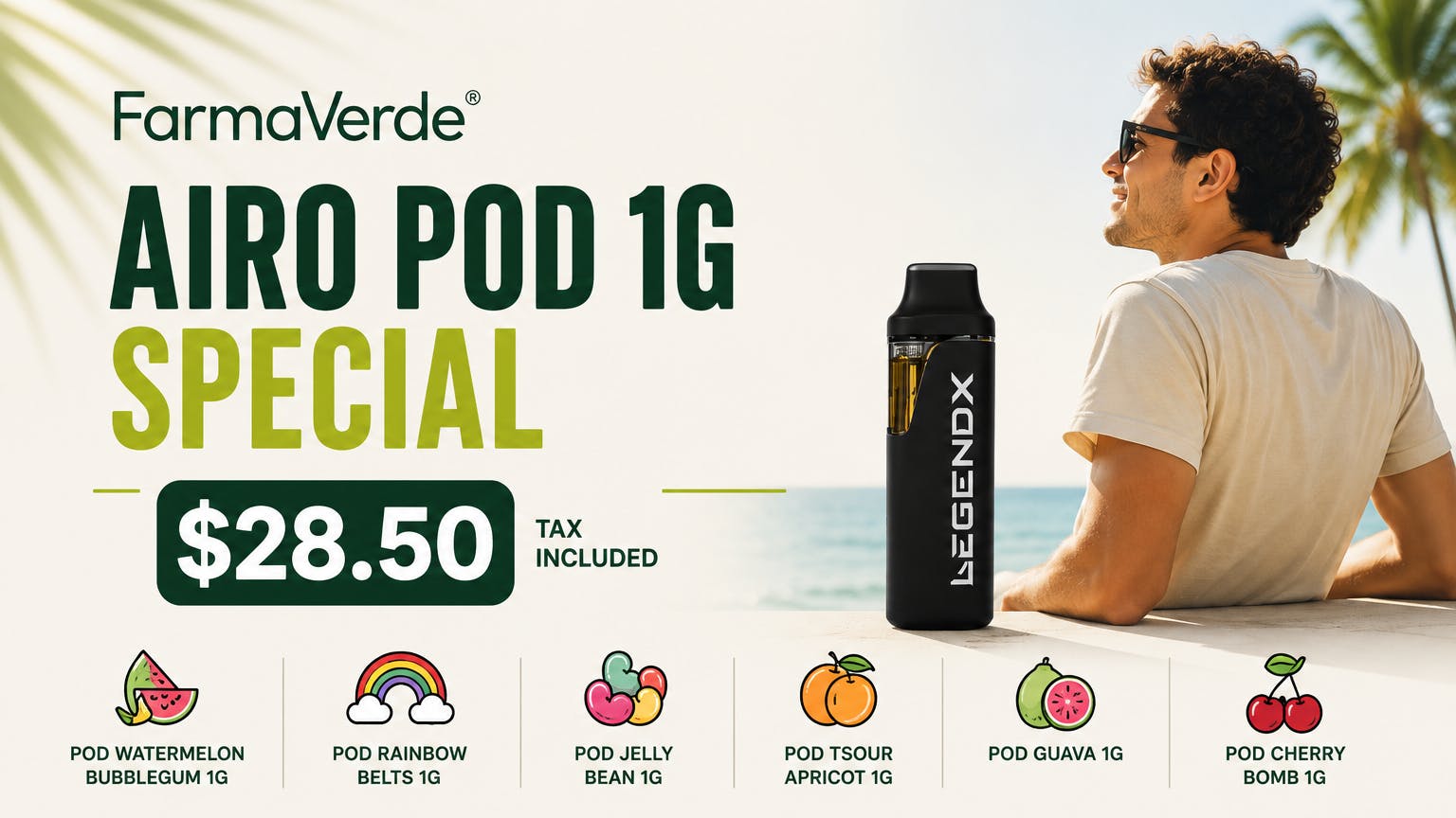 FarmaVerde - Bayamon LegendX Pods 1G – Only $28.50 Tax Included!